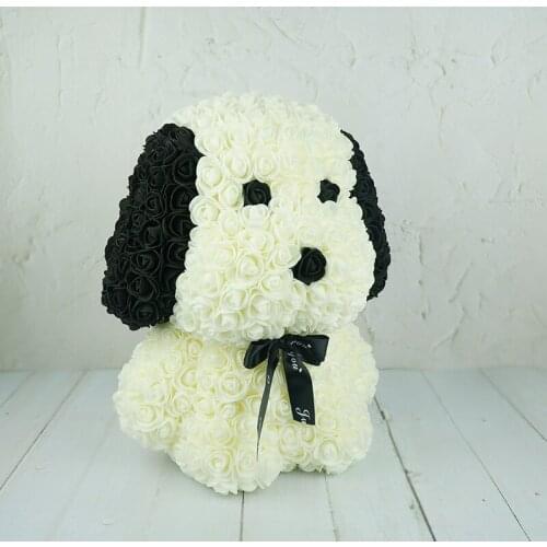 Foam Rose Puppy Pug Rose Dog Bear Lover Friends Birthday Present