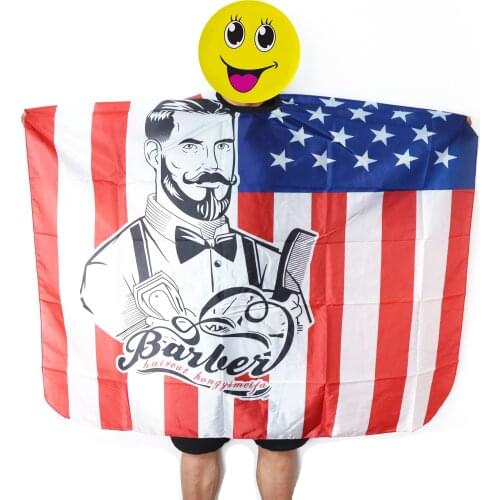 Ru delivery fnlune 29 style thick antistatic hairdresser apron cut cable hair salon apron shop barber apron accessories