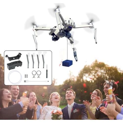 Airdrop System Thrower for DJI Mavic 2 Pro Air 2 Mavic Mini 2 Drone Fishing Bait Wedding Ring Gift Deliver Sky Hook Accessories