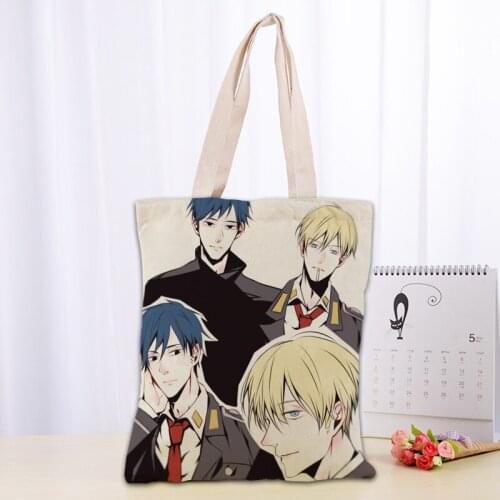 ACCA 13-ku Kansatsu-ka Acca Tote Bag Women Canva Fabric Bags Eco Reusable Shopping Bag Traveling Beach Useful Shoulder Bag 03-03