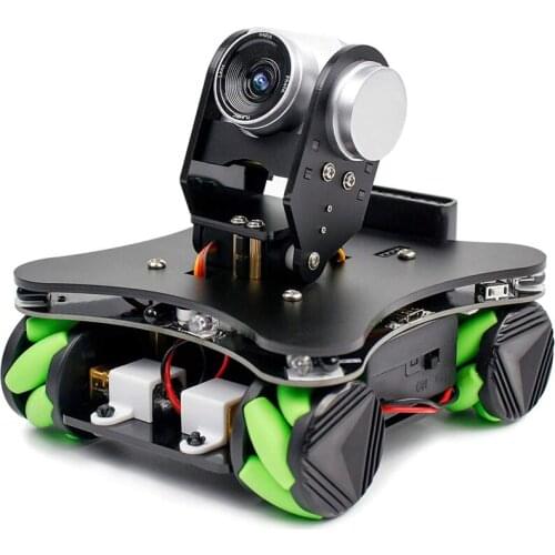 Smart Robot Kit for UNO R3 with FPV Camera, Coding Mecanum Wheel DIY Omnidirectional Toys Video WiFi Robot Car