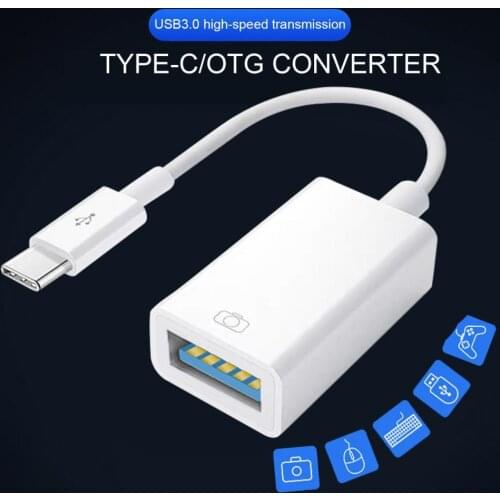 Universal Convenient OTG Adapter Portable High Speed Mini Type-C to USB Charging Data Converter Cable for Laptop
