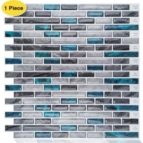 Waterproof Self Adhesive Peel and Stick Backsplash Mosaic Tiles Kitchen Bathroom Home Decorstion DIY