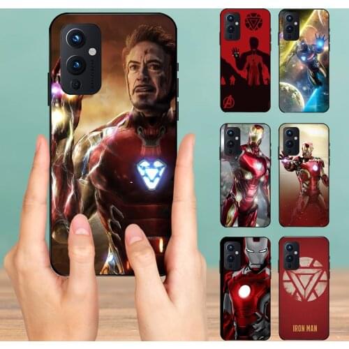 High Quality Phone Mobile Case for One Plus 9Pro 9R 7T PRO 5T 6 5 Iron Man Marvel Mobile