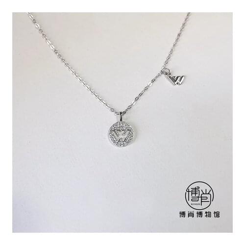 Anime The Untamed Wang Yibo Xiao Zhan S925 Sterling Silver Clavicle Chain Necklace Anklet Jewelry Bracelet Pendant Cosplay Gift