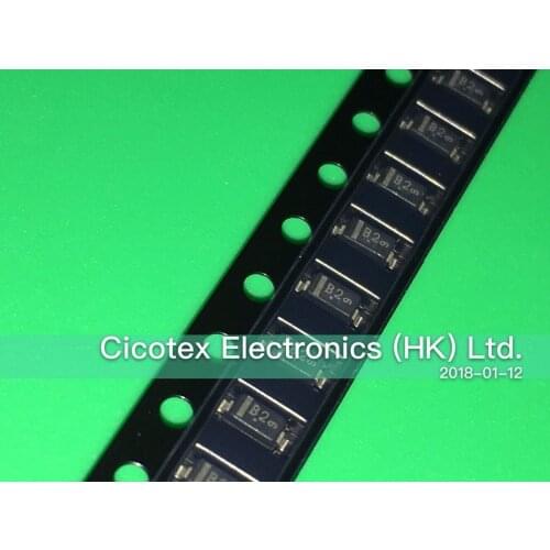 100pcs/lot MBR0520LT1G SOD123 B2 MBR0520 LT1G DIODE SCHOTTKY 20V 500MA SOD-123 MBR0520-LT1G LMBR0520T1G