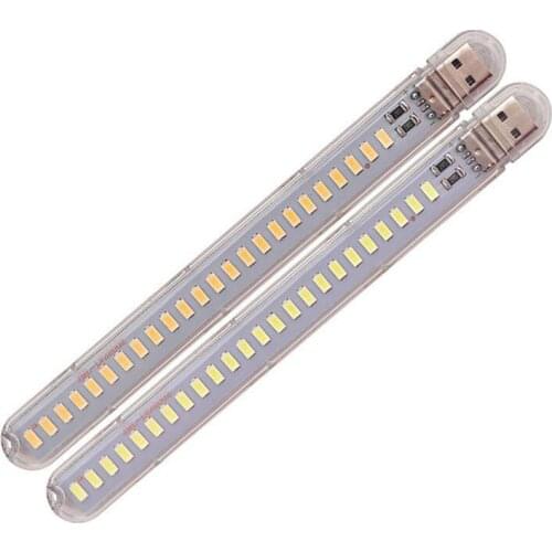 24 LED USB Book Light Ultra Bright DC5V 12W Reading Night Light Portable Outdoor Camping Light For Power Bank Notebook PC Laptop