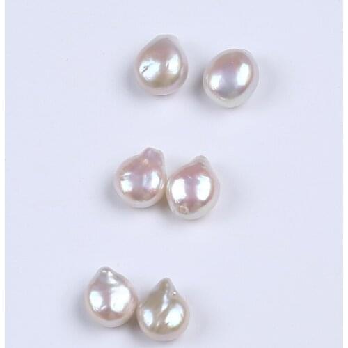 7-9mm Coin Shape Drop Water Trailing tail pearl Wholesale Paired Freshwater Pearl Beads