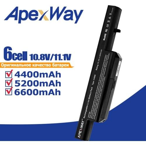 11.1v 6 Cells C4500 Laptop Battery for Clevo C4500BAT-6 6-87-C480S-4P4 C4500BAT 6 KB15030 W150ER C4500Q C4501 C4505 W150