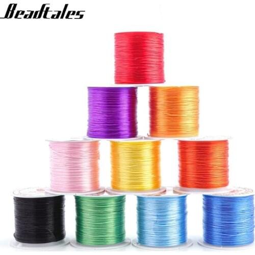 Beadtales 10m/roll Colorful Strong Stretchy Elastic Ropes Crystal String Cord Beading Wire Thread DIY Jewelry Bracelets Making