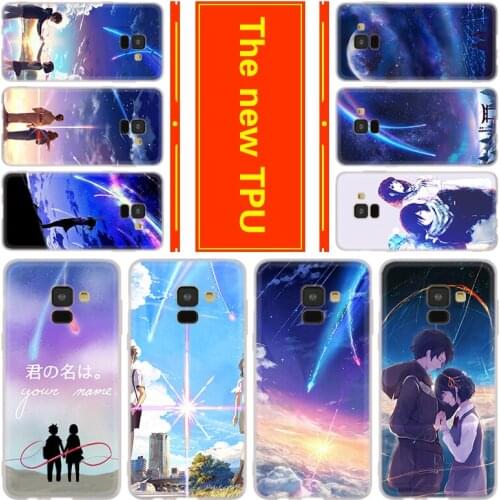 For Samsung Case A72 A71 A70 A52 A51 A50S A50 A42 A32 A21S A20S A20 A30 A12 A8 A7 A6 Plus Kiminonawa Your Name Japanese anime