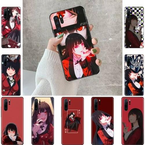 Crazy Excitement Manga Kakegurui Phone Case For Huawei Y5 Y6 II Y7 Y9 PRIME 2018 2019 NOVA3E P20 PRO P10 Honor 10
