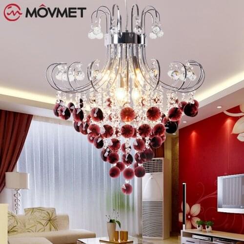 2020 European Crystal Chandelier Living Room Lamp lustres de cristal indoor Lights Luxury Crystal Pendants For Chandeliers