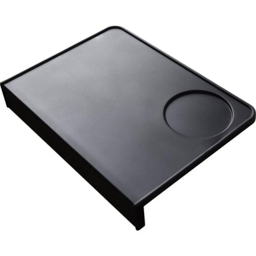 Coffee Tamper Mat Tamping Rest Holder Anti-Skid Corner Edge Powder Pad Protect Your Worktop Black