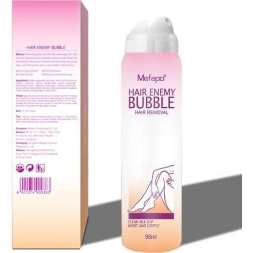 Painless Hair Removal Cream Spray Away Depilatory Bubble Wax Body Bikini Legs Hair Remover Foam Mousse Smooth Spray Bottle