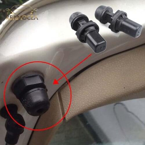 Reamocea 2Pcs Black Adjustable Buffer Block Trunk Lids 5KD 827 499 Fit for VW Bora Jette Passat Golf 6 MK6 Car Trunk Rubber Pier