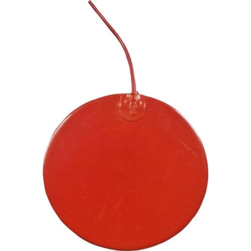 200mm Round 12v@200w Flexible Silicone Rubber Heater, 3D Printer Heated Bed with NTC 100K, 3M Adhesive Back