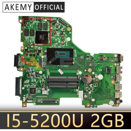 NBMVM11007 DA0ZRTMB6D0 ZRT For Acer Aspire E5-573 E5-573G Laptop Motherboard With SR23Y I5-5200U CPU 2GB-GPU 100% Fully Tested