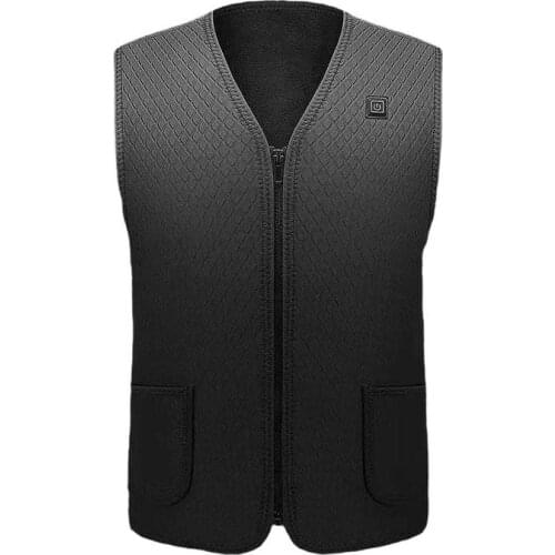 Neoprene heating vest USB heating vest new 7-zone heating electric heating unisex heating clothes outdoor work clothes