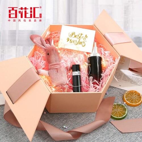 Christmas Gift Box / Gift Box / Octagonal Box / Valentines Day Gift Box packaging box