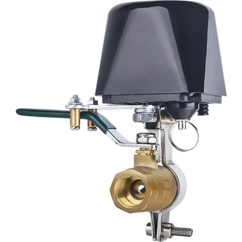 Smart Water Valve with Timer Water Auto Shutoff Valve Controller Home Automation Water Shut-Off Valve Support Alexa, Google