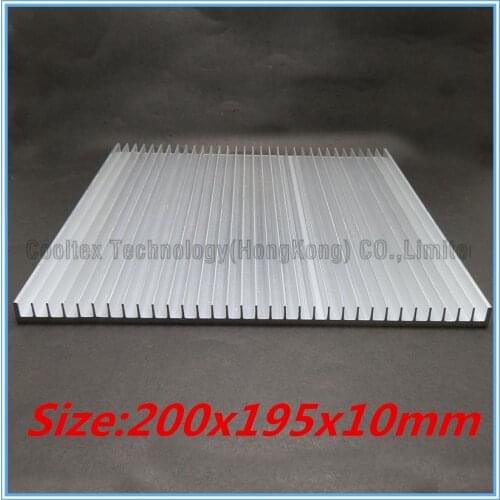 High power) 200x195x10mm Aluminum HeatSink heat sink radiator for LED electronics cooling cooler