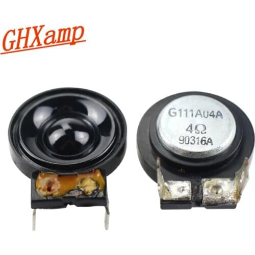 GHXAMP 26MM Super Tweeter Speaker Magnetic Field High Pitch Loudspeaker 4 Ohms 5 W 2 Pcs