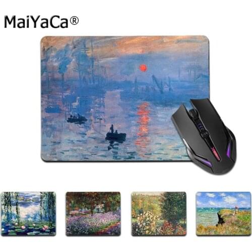 MaiYaCa Top Quality Claude Monet Art High Speed New Mousepad Top Selling Wholesale Gaming Pad mouse