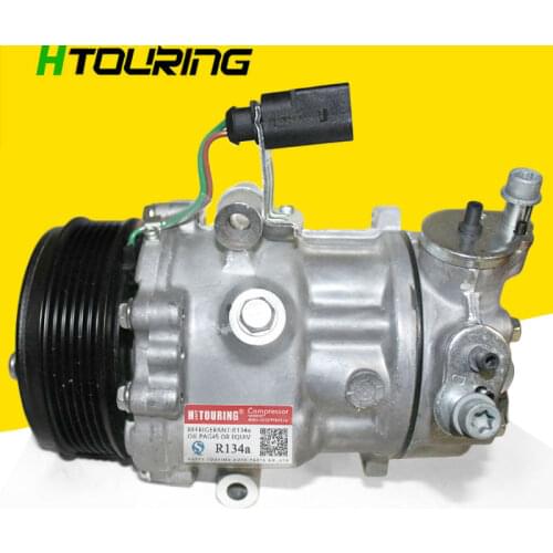 SD 6V12 14339N 1917 Auto Car air a/c ac compressor For Volkswagen Polo Skoda Rapid for VW Audi Seat Skoda 6RF820803B 6RF820803A