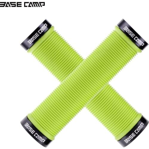 1Pair Bicycle Aluminum Alloy+Rubber Handle Grip MTB Mountain Bike Handlebar Anti-Skid Rubber Grips 4 Colors