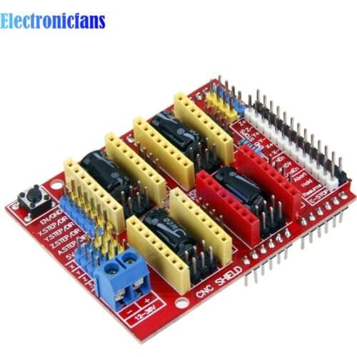 3D Printer Parts A4988 Driver CNC Shield V3 Expansion Board For Arduino Engraver Machine 3D Printer IO Port