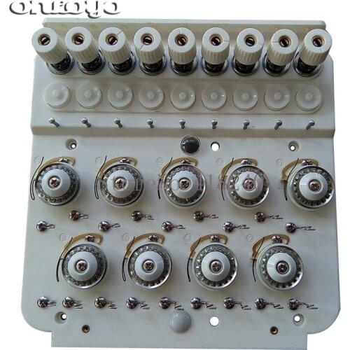 Computer Embroidery Machine Parts 9 Thread Nine Wire Clamping Seat Assembly With A Bottom