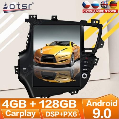 For KIA Optima K5 2010 2011 2012 2013 Android Radio Multimedia Car Cassette Recorder Stereo Player Tesla GPS Navi PX6 Head Unit