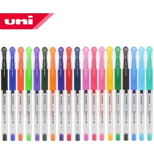 12 Pcs/Lot Mitsubishi Uni Um-151 Ball Signo Gel Ink Pen 0.38 mm Gel Pens 20 color selection Writing Supplies wholesale