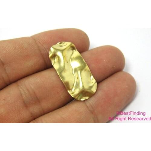 Brass piece findings 28x13mm Rectangle Raw brass earrings findings -30pcs R093