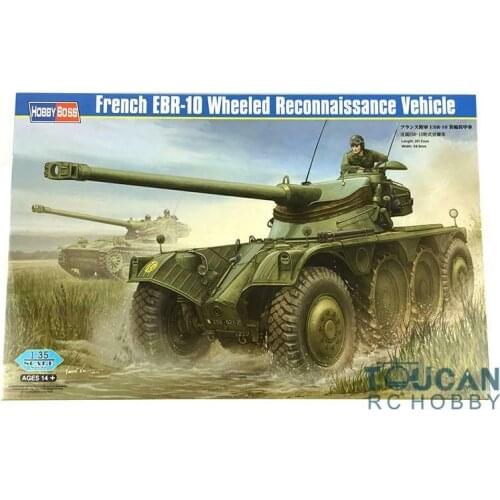Hobby Boss 82489 1/35 EBR-10 Wheeled Reconnaissance Vehicle Model Armored Car TH06491-SMT6