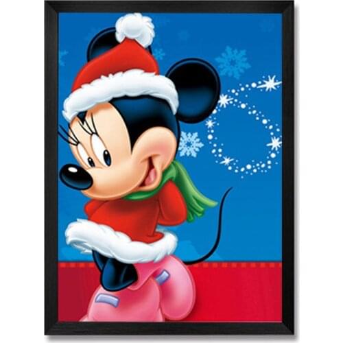 Diy Square Full Disney Mickey Mouse Diamond Painting Cartoon Minnie Diamond Embroidery Full Round Hobby Needlework Mosaic Resin
