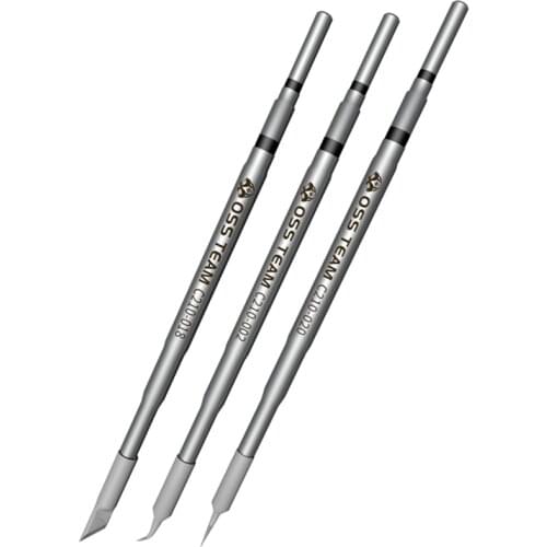 OSS C210 Tips Universal JBC C210 Soldering Iron Tip Cartridges Compatible For Xsoldering T210/Sugon T26 Soldering Station