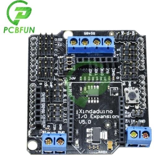 New I/O Expansion Shield V5 Xbee Sensor Shield SRS485 Bluetooth PWM for Arduino I/0 Sensor Expansion Board V5.0 for RS485 APC220