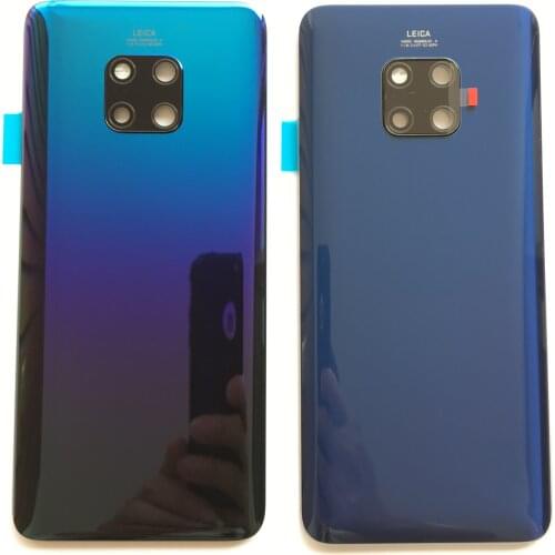 ZUCZUG New Original Glass Rear Housing For Huawei Mate 20 / Mate 20 Pro Battery Cover Back Case