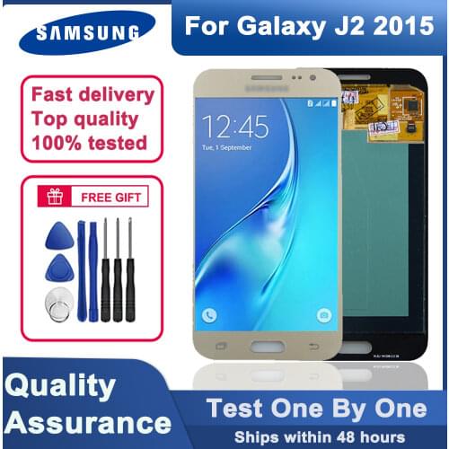 100% tested 4.7” original J2 2015 LCD display for Samsung Galaxy J2 2015 J200 J200F J200M J200H J200Y LCD touch screen digitizer