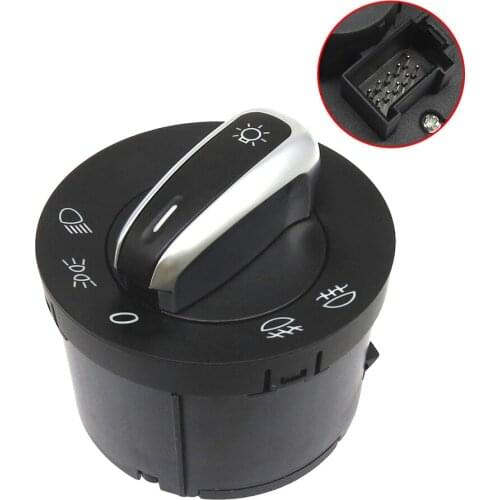 Headlight Control Switch 5ND941431A 3C8 941431C 1K0941431 Car Styling for VW Passat B6 3C Golf Jetta Tiguan Touran Caddy Rabbit