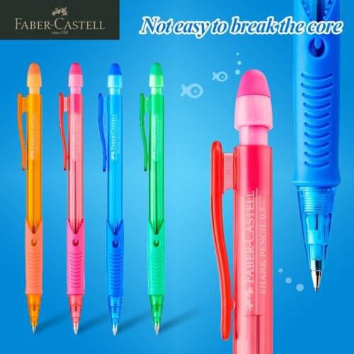 FABER CASTELL 531509/531709 Plastic Cute Shark Mechanical/Automatic Pencil 0.5mm/0.7mm Lightweight Pencil/Lead Students Supplies