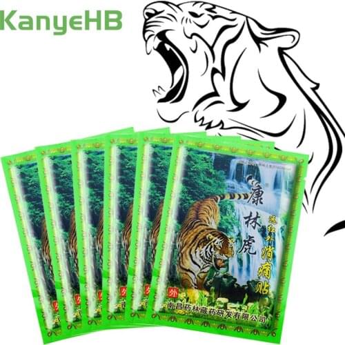 48pcs/6bags Tiger Balm Plaster Tiger Analgesic Patch Relieve Joint Pain Muscle Ache Back Wrist Neck Knee Arthritis Sticker A057