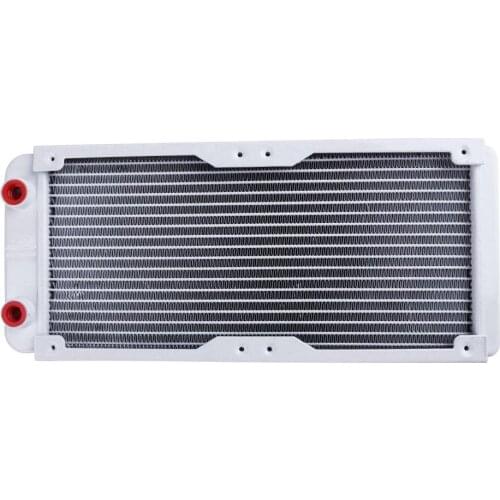 240mm 18 Tube Straight G1/4 Thread Water Cooling Cooler Heat Radiator Exchanger for PC Computer Water Cooling System Cool Parts