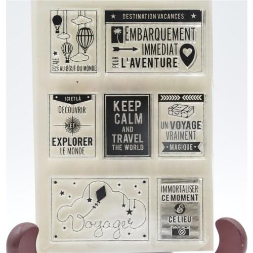 The Stamp Transparent Clear Silicone Stamp Seal for DIY scrapbooking photo album Decorative clear stamps