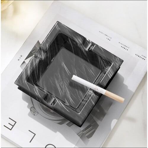 Silicone Ashtray Mold DIY Crystal Epoxy Resin Mould Simple Desk Ornaments Square Shape Handmade Crafts Home Decoration
