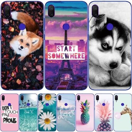 Silicone Case for Xiaomi Mi Play back Cover MiPlay Pattern Cat Coque Bag on Xiaomi Mi Play Phone Cases bumper dog cute painting