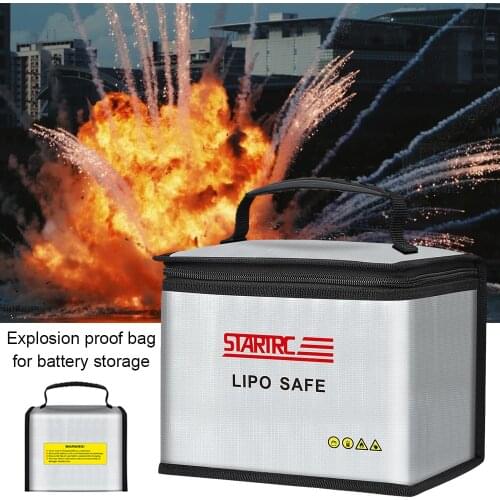Lipo Battery Bag Fireproof Explosion-proof Bag Portable Lithium Guard Charge Protecting Bag RC Parts 144001 Parts