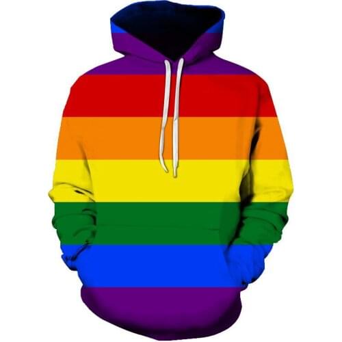 2020 Cross Border New 3d Digital Printing Hoodie Long Sleeve Sweatshirt Mens Printed Street Mens Sportswear Top And Sweater